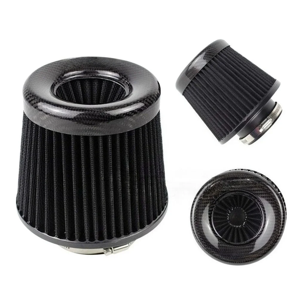 Universal 76MM Intake Air Filter True Carbon Fiber High Flow Air Filter Mushroom Head Filter Exhaust Gas Filter
Universal 76MM Intake Air Filter True Carbon Fiber High Flow Air Filter Mushroom Head Filter Exhaust Gas Filter