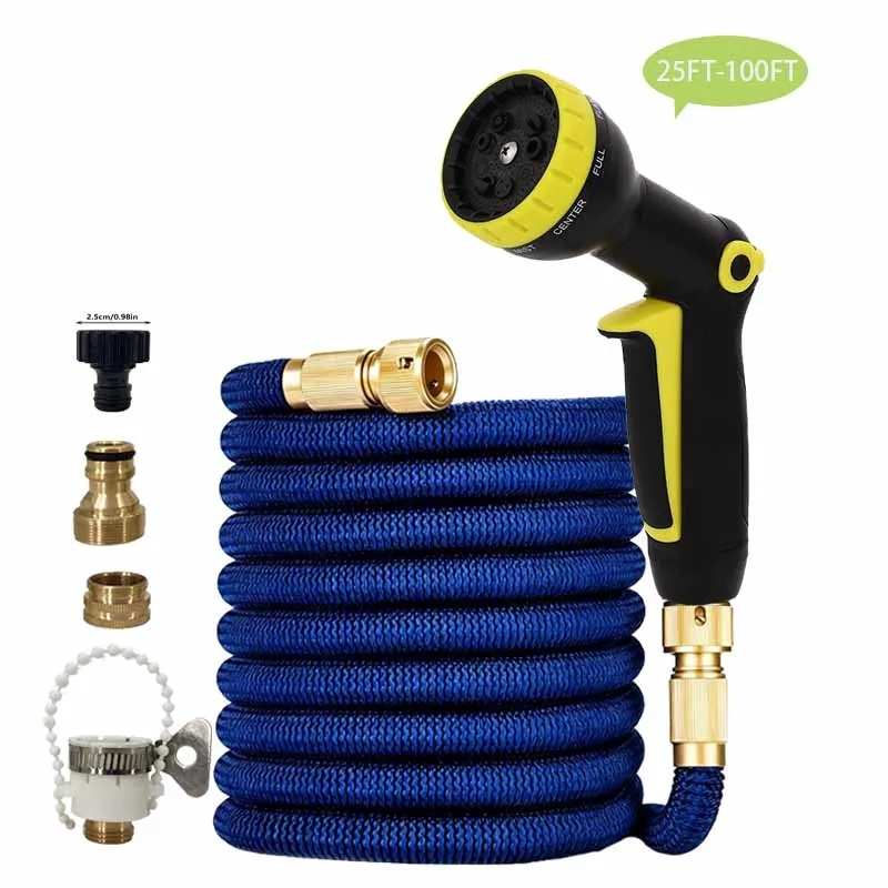 Flexible And Expandable Garden Hose, Equipped With High-Pressure Multifunctional Water Gun, Suitable For Car And Garden Cleaning
Flexible And Expandable Garden Hose, Equipped With High-Pressure Multifunctional Water Gun, Suitable For Car And Garden Cleaning