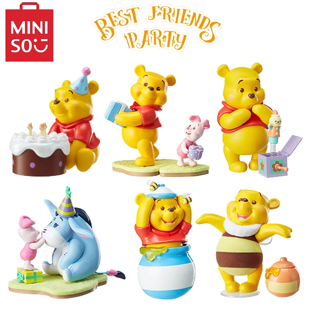Оригинальные в наличии фигурки Miniso X Disney Kawaii лучшие друзья вечерние Pooh Bear милые девушки студенты украшение стола подарки на день рождения
Оригинальные в наличии фигурки Miniso X Disney Kawaii лучшие друзья вечерние Pooh Bear милые девушки студенты украшение стола подарки на день рождения