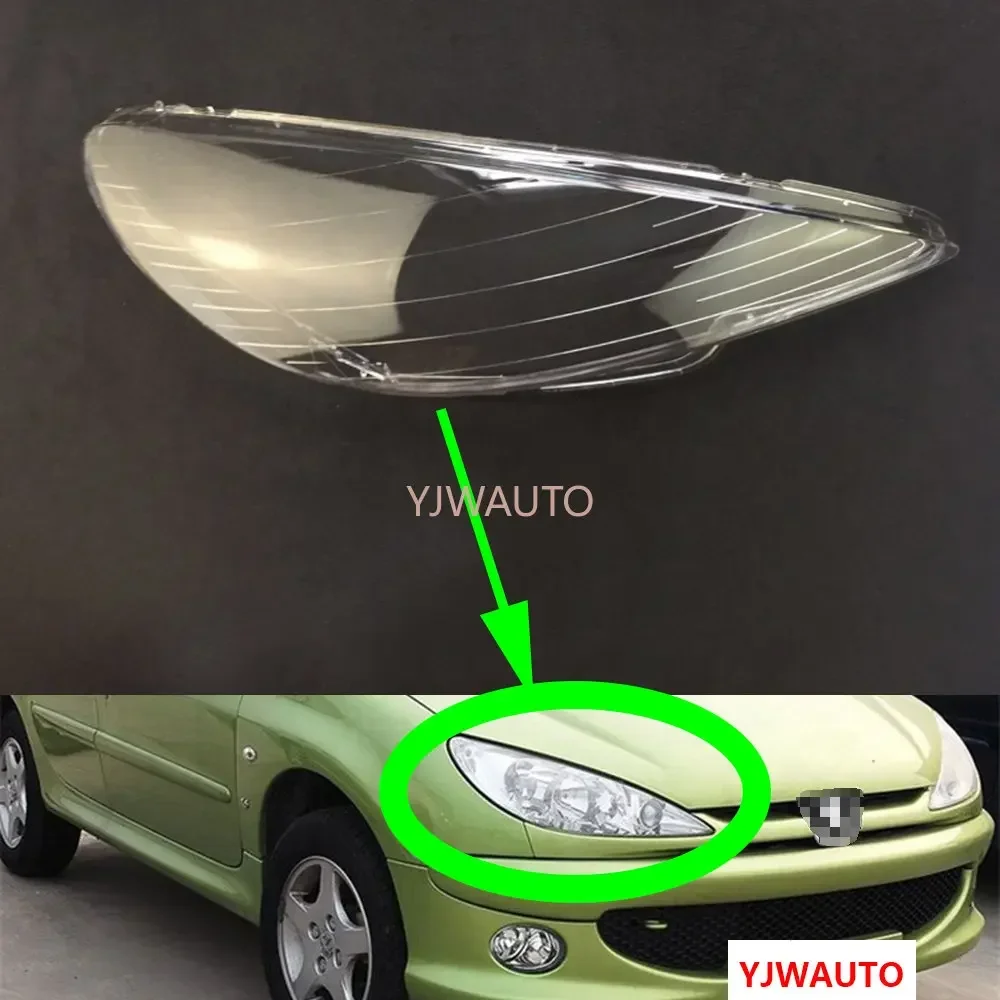 For Peugeot 206 2004 2005 2006 2007 2008 Headlight Cover Car Headlamp Lens Glass Front Lampshade Plexiglass Auto Shell
For Peugeot 206 2004 2005 2006 2007 2008 Headlight Cover Car Headlamp Lens Glass Front Lampshade Plexiglass Auto Shell