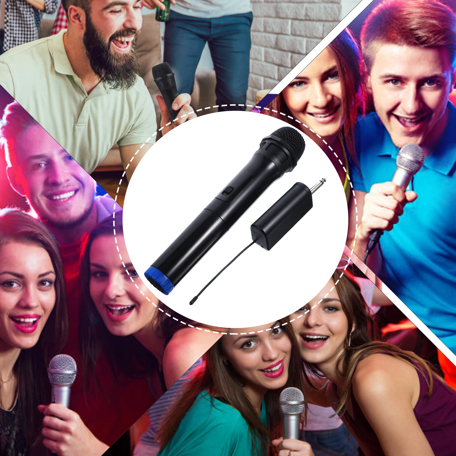 Wireless Microphone Portable Handheld Mic for KTV Singing Party Stage Performance Clear Sound Long Distance Stable Signal
Wireless Microphone Portable Handheld Mic for KTV Singing Party Stage Performance Clear Sound Long Distance Stable Signal
