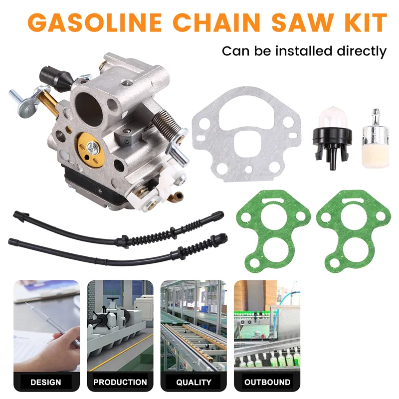 THIVN-Chainsaw Carburetor Withair Filter 506450501 C1T-EL41A Forhusqvarna 435 440 435E 135 Jonsared CS410 CS2240 Chainsaw
THIVN-Chainsaw Carburetor Withair Filter 506450501 C1T-EL41A Forhusqvarna 435 440 435E 135 Jonsared CS410 CS2240 Chainsaw