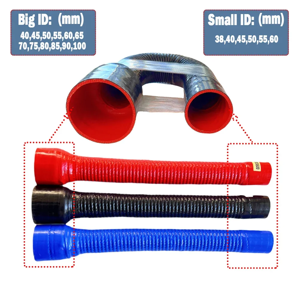 Black Car Radiator Tube Pipe For Air Intake Flexible Variable Diameter Reducer Silicone Hose High Pressure High Temperature
Black Car Radiator Tube Pipe For Air Intake Flexible Variable Diameter Reducer Silicone Hose High Pressure High Temperature