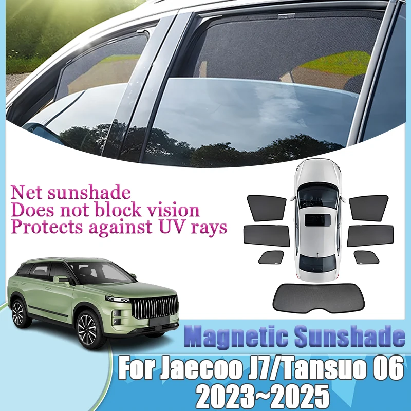 For Jaecoo J7 Lucano L7 Chery Tansuo 06 Accessories 2023 2024 2025 Mesh Curtain Sunscreens Protect Privacy Anti-UV Accessories
For Jaecoo J7 Lucano L7 Chery Tansuo 06 Accessories 2023 2024 2025 Mesh Curtain Sunscreens Protect Privacy Anti-UV Accessories