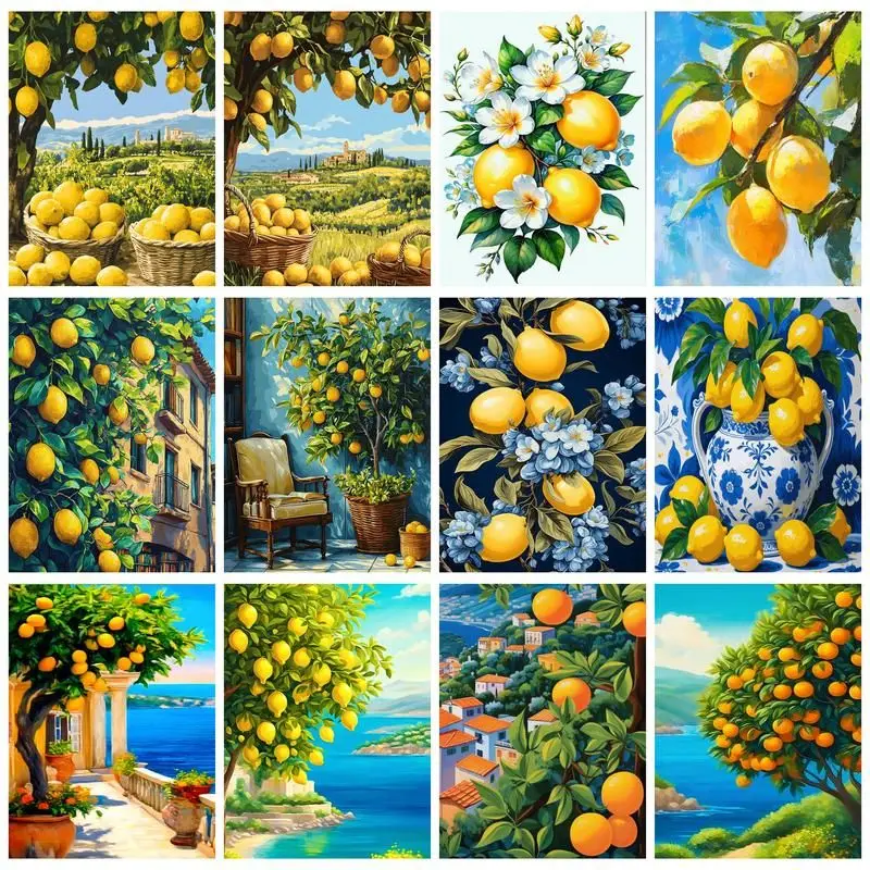 CHENISTORY Picture By Number Lemon Tree Landscape For Adults DIY Frame Coloring By Numbers Drawing On Canvas Home Decoration
CHENISTORY Picture By Number Lemon Tree Landscape For Adults DIY Frame Coloring By Numbers Drawing On Canvas Home Decoration