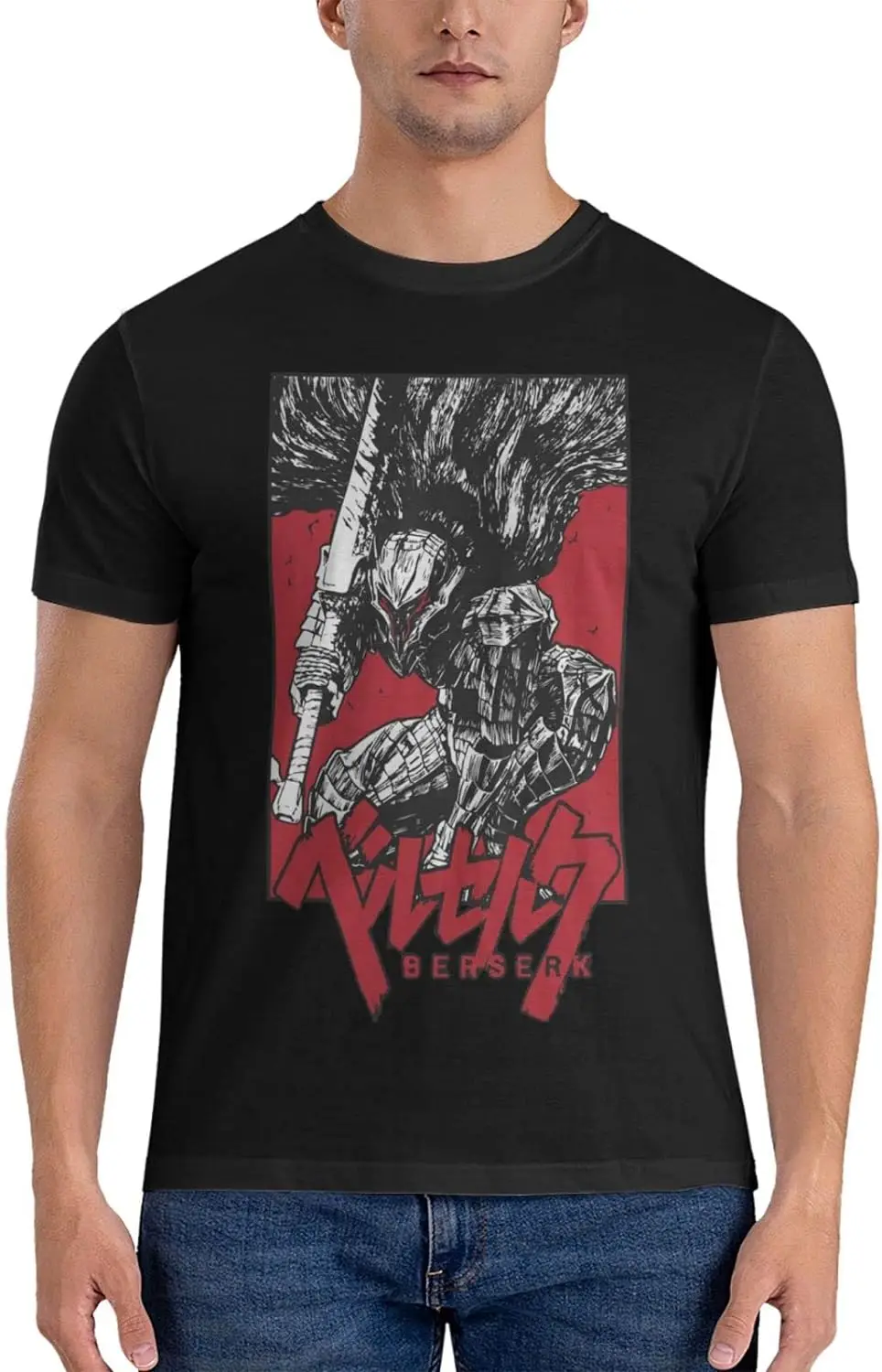 Berserk Logo T-Shirt Womans Man's Shirt Fashion Short-Sleeve T-Shirt Black
Berserk Logo T-Shirt Womans Man's Shirt Fashion Short-Sleeve T-Shirt Black
