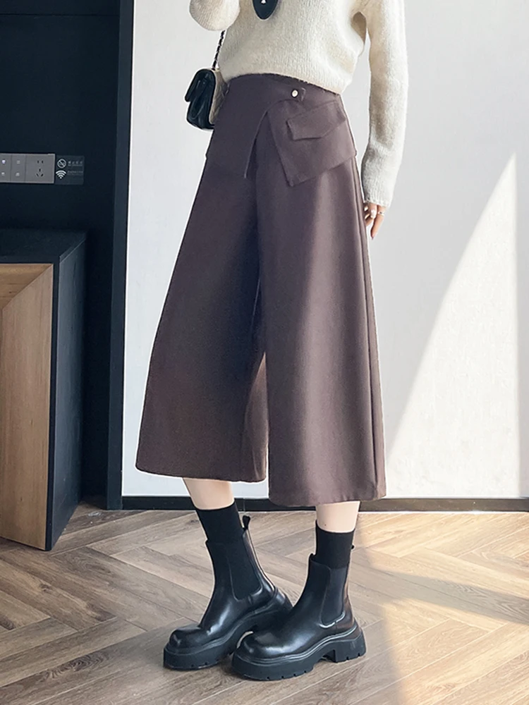 Женские брюки с высокой талией и широкими штанинами, осенне-зимняя новинка, кофейного цвета, укороченные, утягивающие, повседневные, Cleanfit Brand
Женские брюки с высокой талией и широкими штанинами, осенне-зимняя новинка, кофейного цвета, укороченные, утягивающие, повседневные, Cleanfit Brand