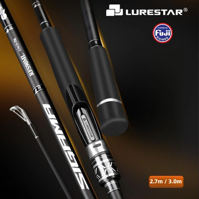 LURESTAR Lure Rod Carbon Ultra Light Sea Bass Rod 2.7m/3m Ultra Long Throw Shore Throwing Spinning Jig Bait Lure Wt 3g-35g
LURESTAR Lure Rod Carbon Ultra Light Sea Bass Rod 2.7m/3m Ultra Long Throw Shore Throwing Spinning Jig Bait Lure Wt 3g-35g