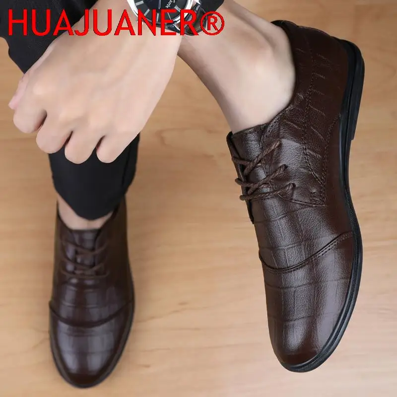 New Genuine Leather Men's Shoes Spring Autumn Daily Casual Lace-up Cowhide Mens Oxford Business Office Shoes Men Evening Dresses
New Genuine Leather Men's Shoes Spring Autumn Daily Casual Lace-up Cowhide Mens Oxford Business Office Shoes Men Evening Dresses