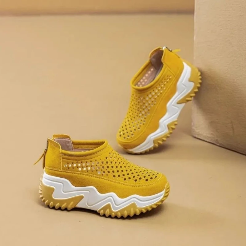 High-quality Thick-soled, Rear Zipper Waterproof Platform, Versatile, Comfortable, Anti-slip and Breathable Sports Women's Shoes
High-quality Thick-soled, Rear Zipper Waterproof Platform, Versatile, Comfortable, Anti-slip and Breathable Sports Women's Shoes