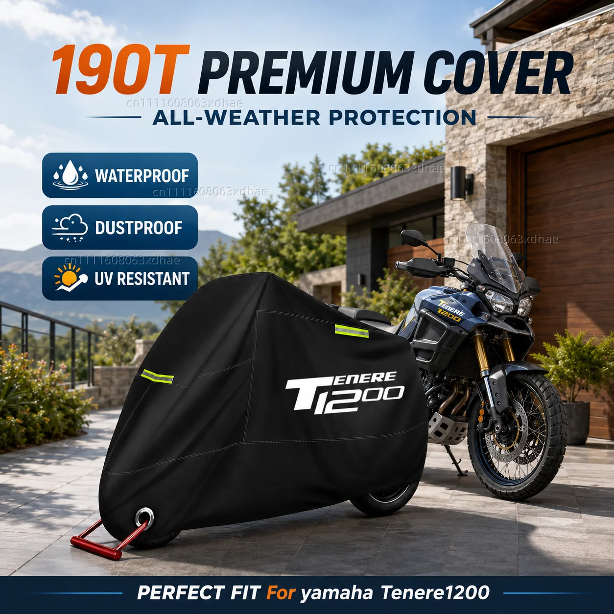 Premium Motorcycle Cover All Weather Dust Rain UV Protection 190T Oxford Cloth For For Yamaha Super Tenere tenere1200 Tenere
Premium Motorcycle Cover All Weather Dust Rain UV Protection 190T Oxford Cloth For For Yamaha Super Tenere tenere1200 Tenere