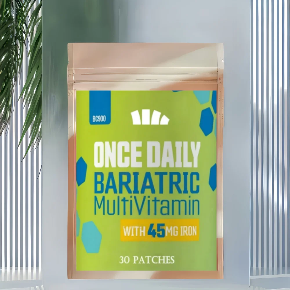 30 Patches Bariatric Multivitamin Transdermal Patches for Women & Men 21 Essential Vitamins - Gastric Sleeve Support
30 Patches Bariatric Multivitamin Transdermal Patches for Women & Men 21 Essential Vitamins - Gastric Sleeve Support