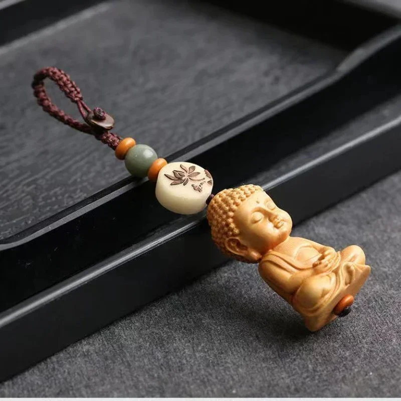 Boxwood Cliff Cypress Wood Bless With Safeness Buddha Carved Amass Fortunes Sculpture Modern Art Home Accessories Car Pendant
Boxwood Cliff Cypress Wood Bless With Safeness Buddha Carved Amass Fortunes Sculpture Modern Art Home Accessories Car Pendant