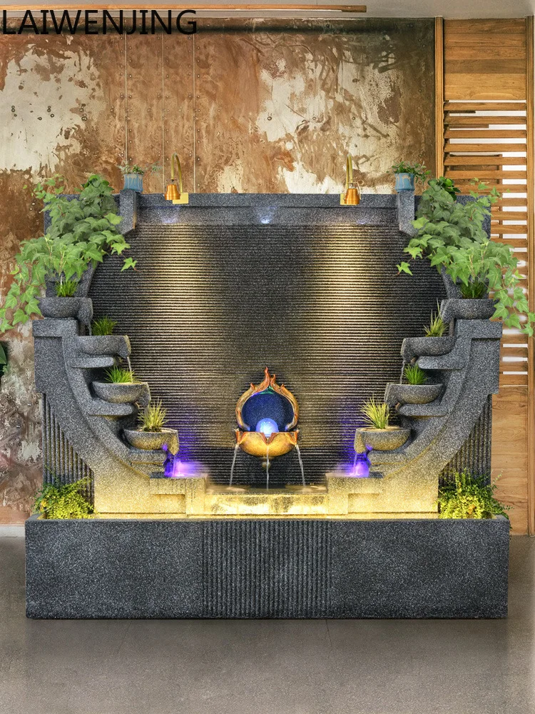 SGF European Style Water Curtain Wall Flowing Water Screen Fountain Ornament Large Floor-standing Wealth-attracting Decoration
SGF European Style Water Curtain Wall Flowing Water Screen Fountain Ornament Large Floor-standing Wealth-attracting Decoration