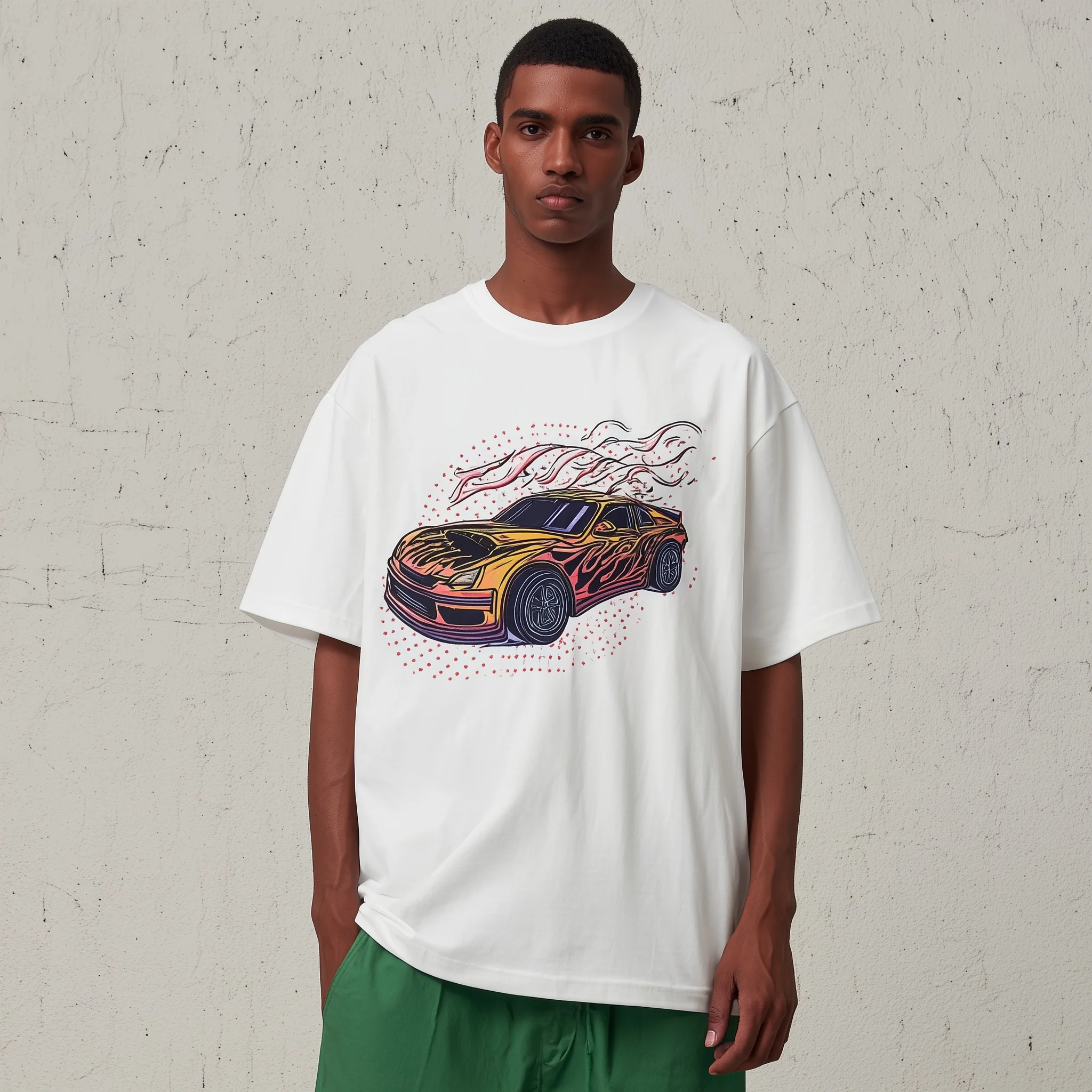 Teevo Men's Casual T-Shirt with Car Graphic Print for Daily Wear
Teevo Men's Casual T-Shirt with Car Graphic Print for Daily Wear