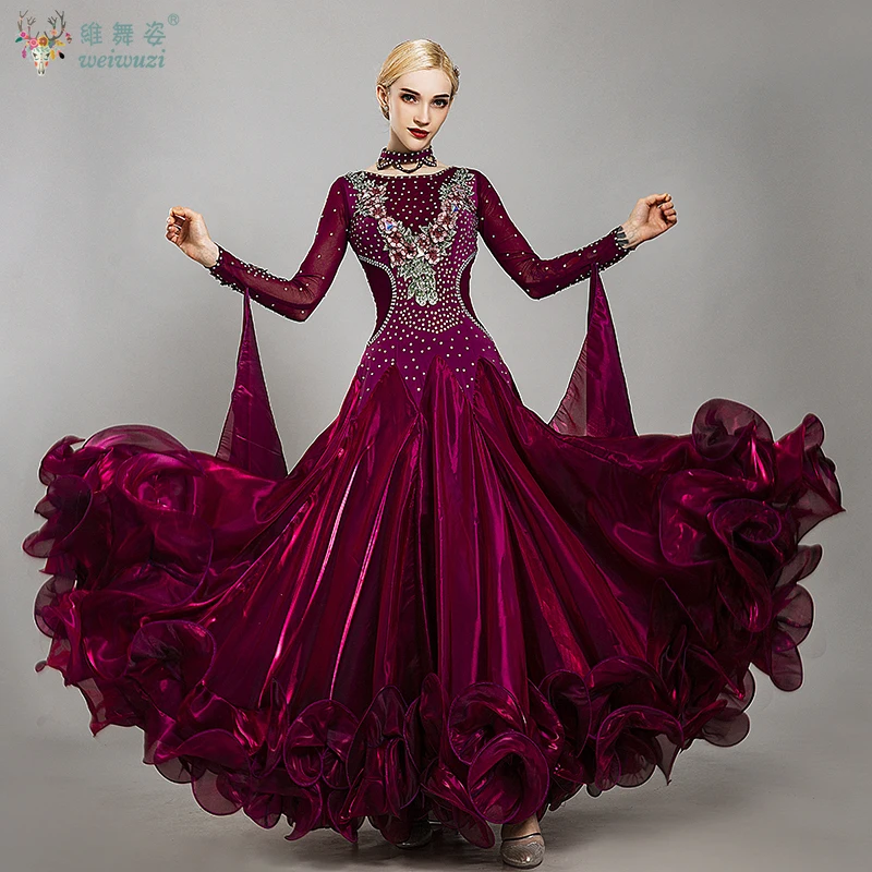 Ballroom Dress Standard for Women Social Dancing Big Pendulum Print Diamond Dresses Waltz Dance Skirt Ballroom Dance Clothing
Ballroom Dress Standard for Women Social Dancing Big Pendulum Print Diamond Dresses Waltz Dance Skirt Ballroom Dance Clothing