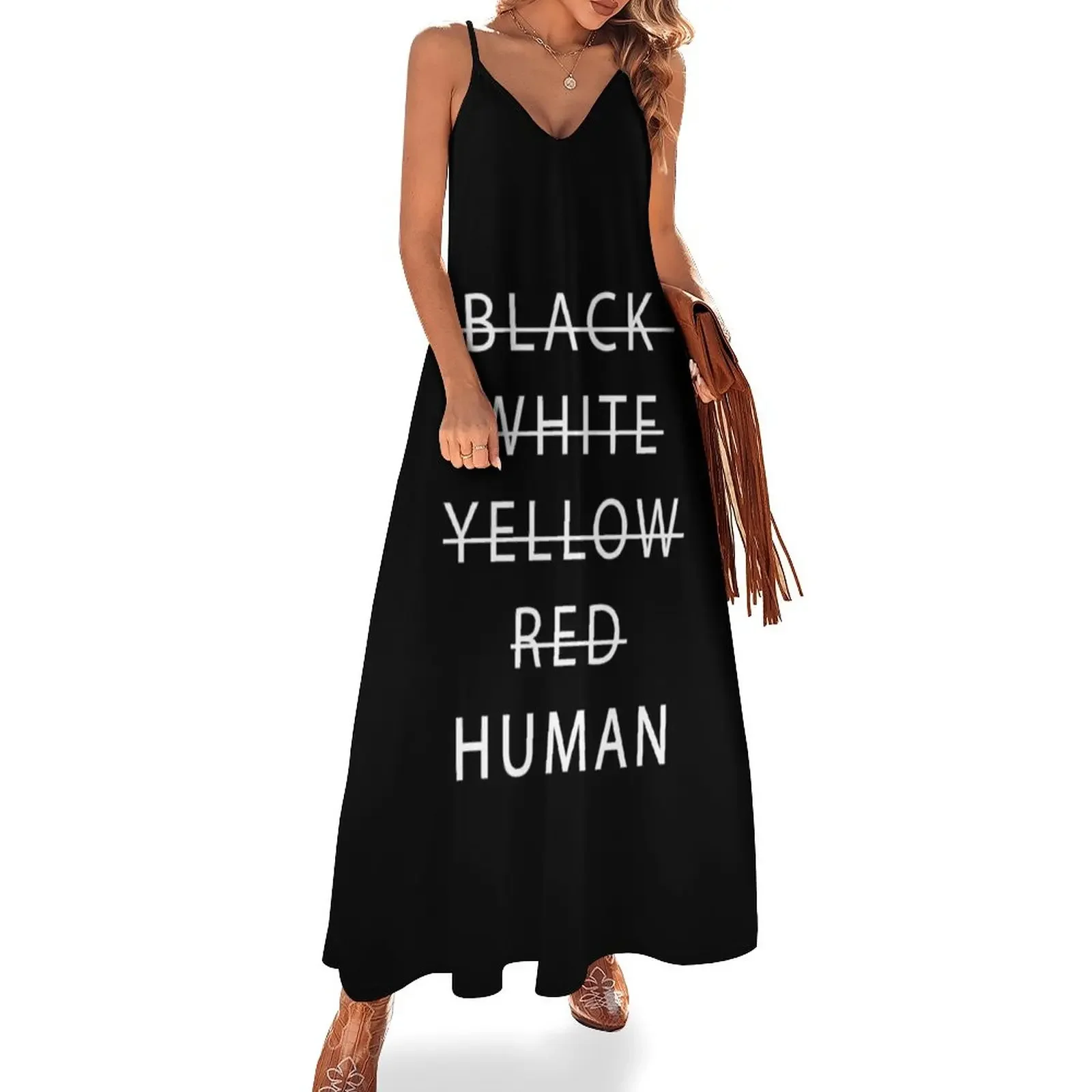 black white yellow red human No justice,No peace Sleeveless Dress long dress women Prom gown Dress
black white yellow red human No justice,No peace Sleeveless Dress long dress women Prom gown Dress