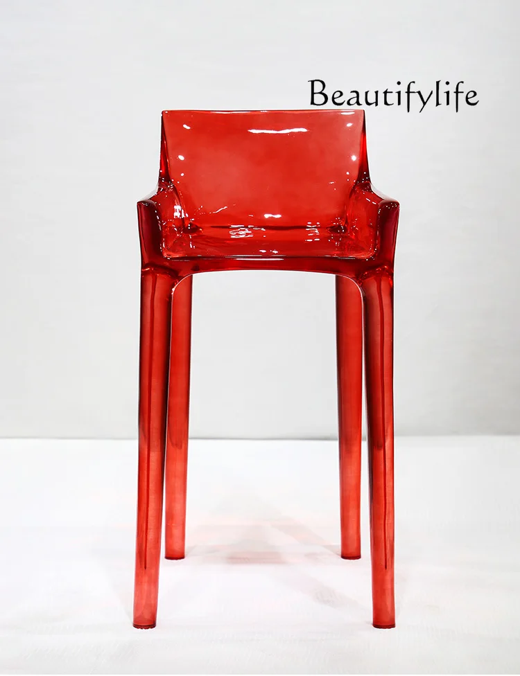 Modern Light Luxury Creative High Chair Transparent Resin Villa Model House Dining Room Kitchen Island Stool
Modern Light Luxury Creative High Chair Transparent Resin Villa Model House Dining Room Kitchen Island Stool