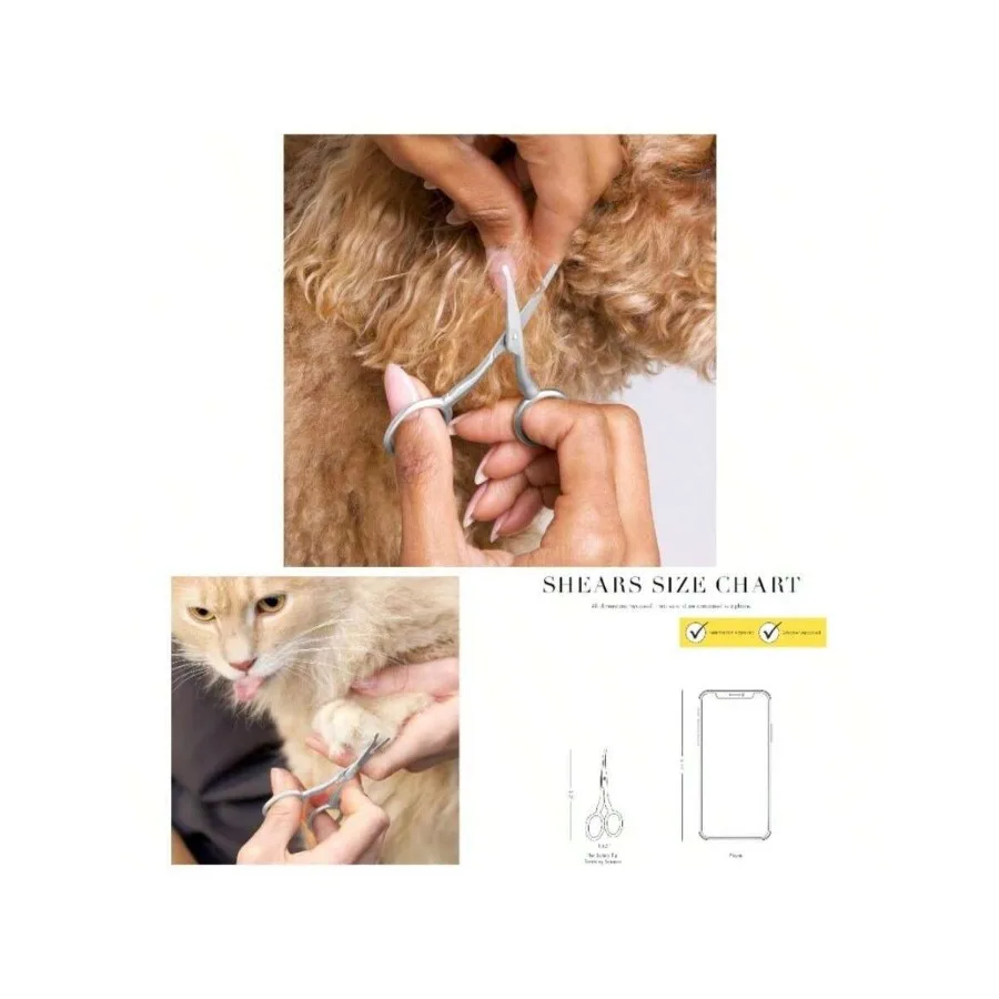 【New style】Pet Grooming Scissors, Stainless Steel Rounded Tip Trimming Shears Dogs And Cats
【New style】Pet Grooming Scissors, Stainless Steel Rounded Tip Trimming Shears Dogs And Cats
