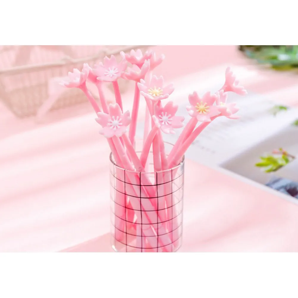 10Pcs Floral Pattern Gel Pen Smooth Writing for Students Office School Supplies Signing Pink Gel Pen Student Stationery
10Pcs Floral Pattern Gel Pen Smooth Writing for Students Office School Supplies Signing Pink Gel Pen Student Stationery