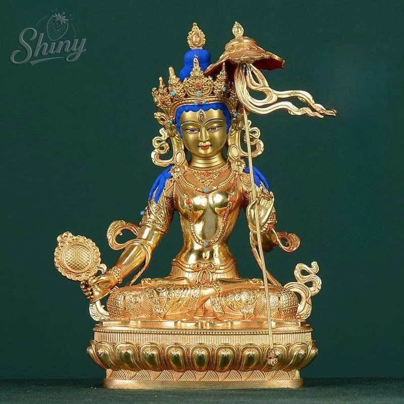 Copper Gilding Carving Maha Sitatapatra Buddha Statue Tibet Buddhism White Umbrella Mother-Buddha Sculpture Home Decor
Copper Gilding Carving Maha Sitatapatra Buddha Statue Tibet Buddhism White Umbrella Mother-Buddha Sculpture Home Decor