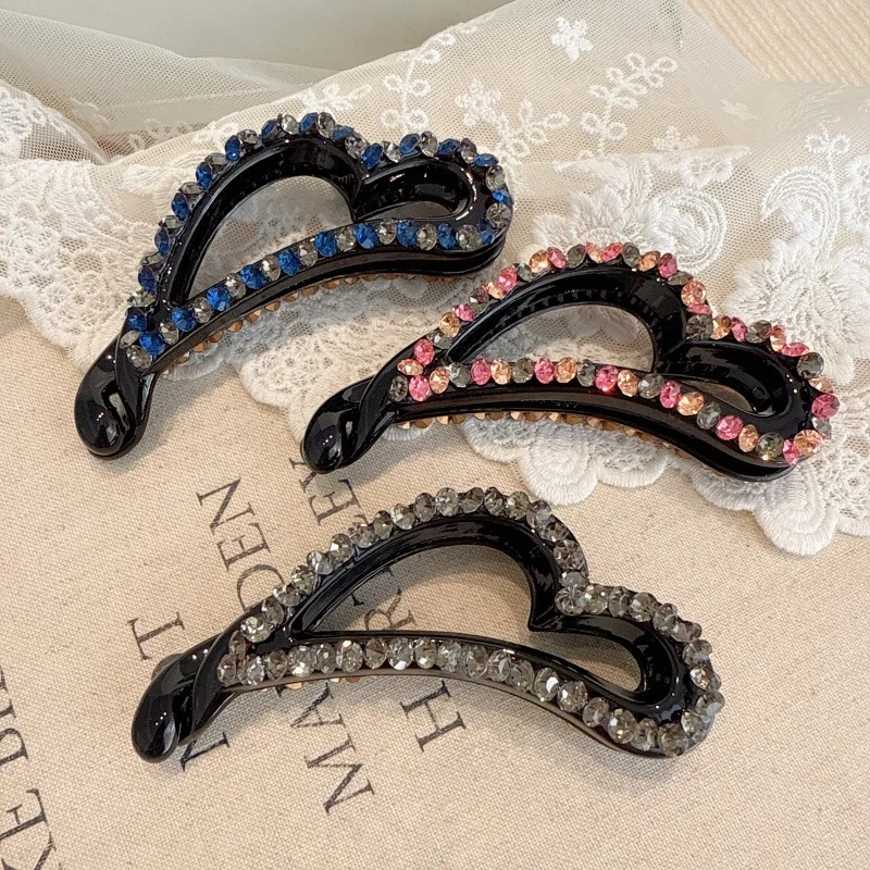 2025 New Arrival French Chic Heart-Shaped Crystal Ponytail Hair Clip for Women, High Quality
2025 New Arrival French Chic Heart-Shaped Crystal Ponytail Hair Clip for Women, High Quality