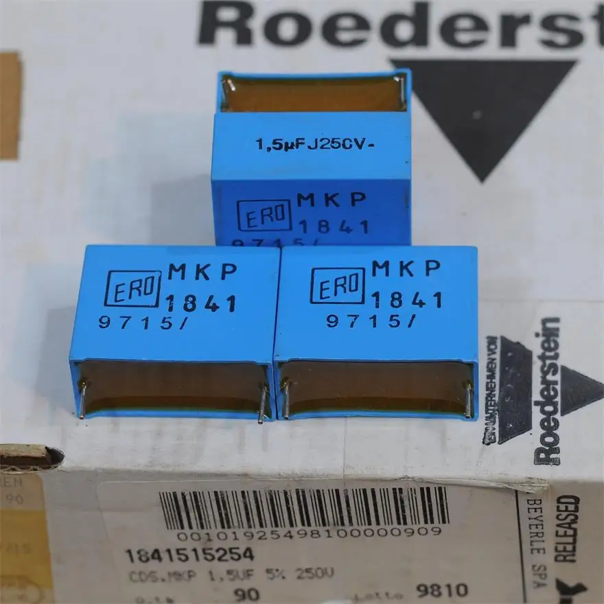 20PCS/LOT VISHAY ERO MKP 1841 250V 1.5UF 155 non-polar film coupling capacitor 5% FREE SHIPPING
20PCS/LOT VISHAY ERO MKP 1841 250V 1.5UF 155 non-polar film coupling capacitor 5% FREE SHIPPING