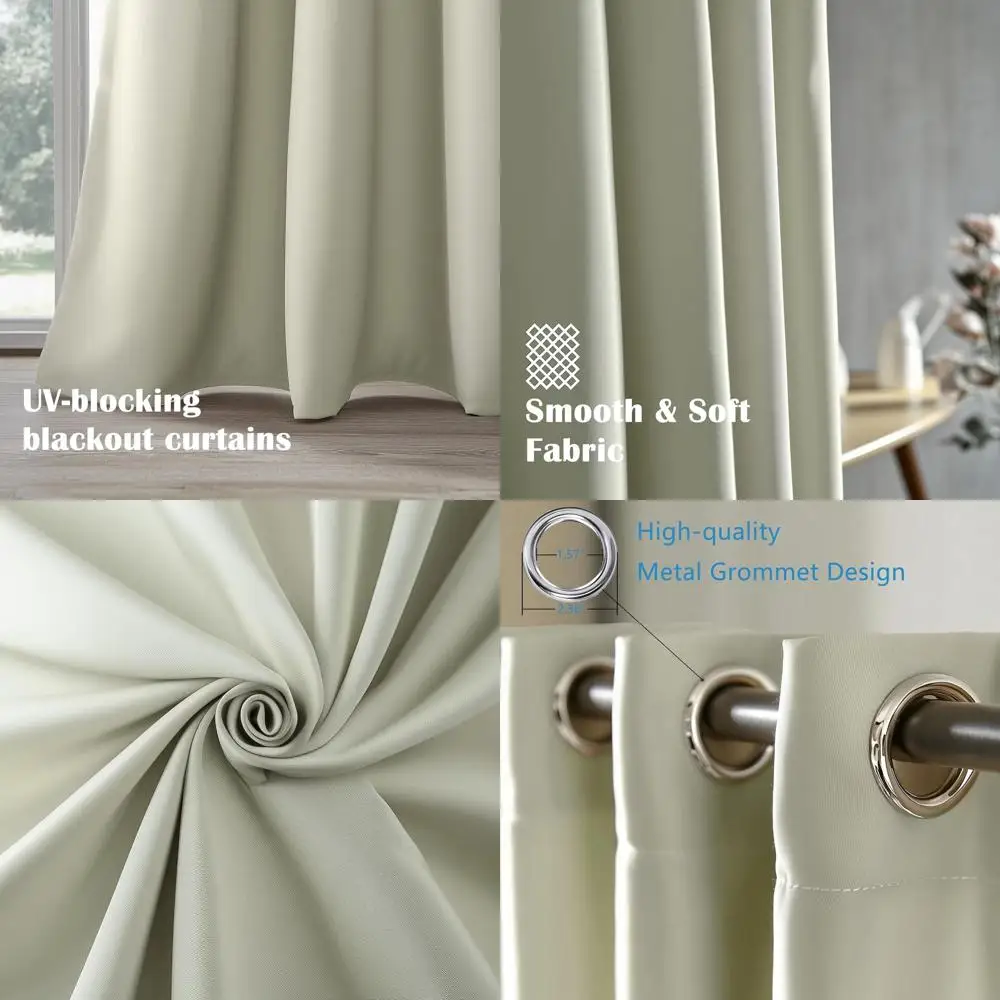 Натуральные затемняющие шторы с люверсами, длина 72 дюйма, комплект из 2 панелей для гостиной и спальни, 34x72, термоизоляционный декор
Натуральные затемняющие шторы с люверсами, длина 72 дюйма, комплект из 2 панелей для гостиной и спальни, 34x72, термоизоляционный декор