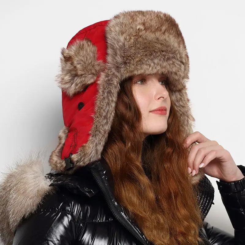 Unisex Warm Ear Protectors Hats Winter Hat Winter Trapper Aviator Trooper Earflap Warm Russian Waterproof Ski Hat Bomber Cap
Unisex Warm Ear Protectors Hats Winter Hat Winter Trapper Aviator Trooper Earflap Warm Russian Waterproof Ski Hat Bomber Cap