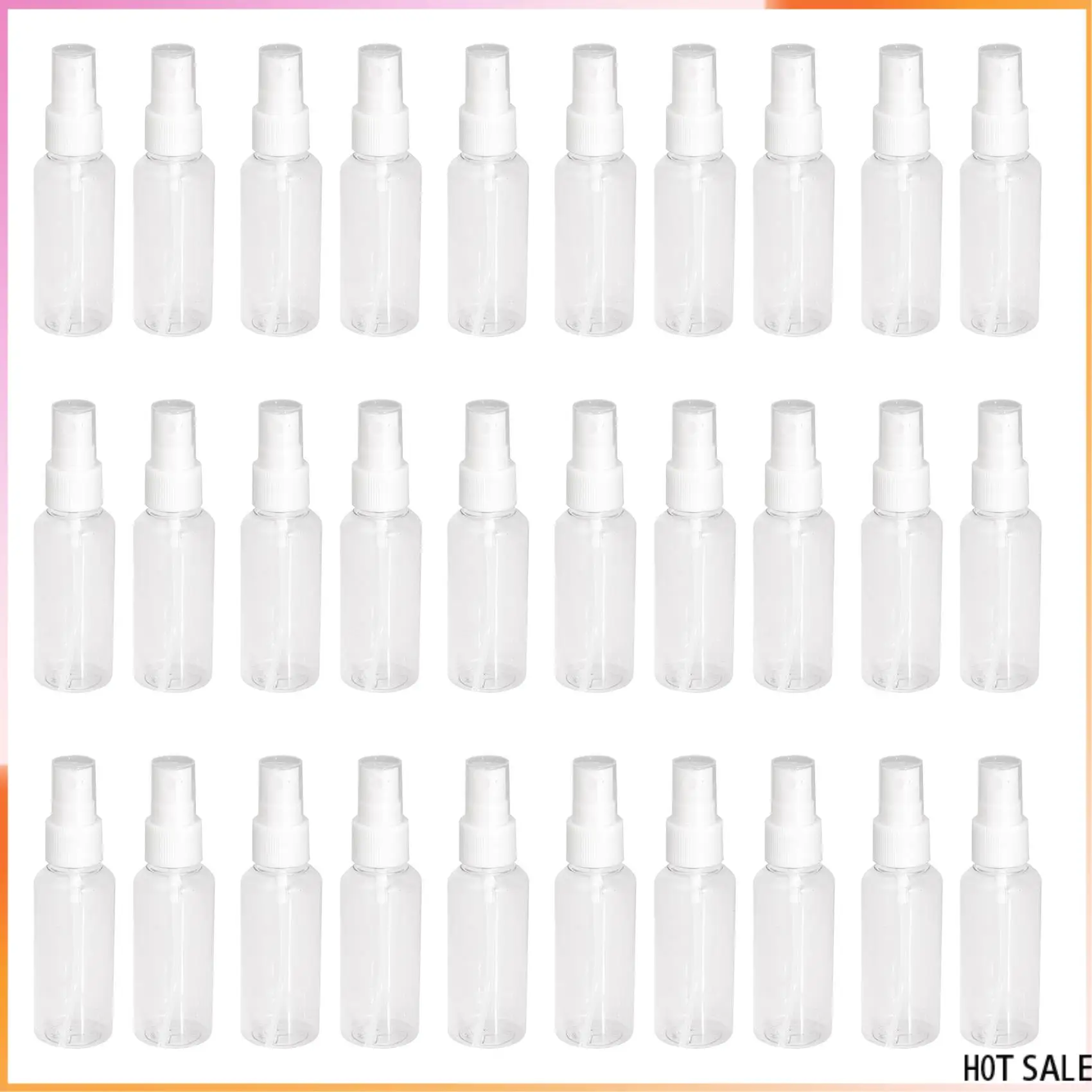 A24R 30Pcs Transparent Empty Spray Bottles 50Ml Plastic Mini Refillable Container Empty Cosmetic Containers
A24R 30Pcs Transparent Empty Spray Bottles 50Ml Plastic Mini Refillable Container Empty Cosmetic Containers