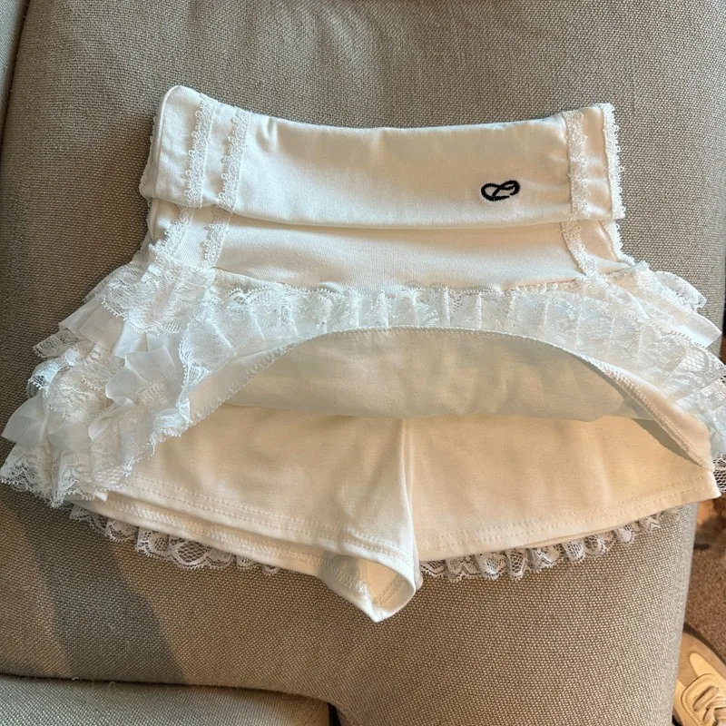 White Sexy Lace Puffy Cake Half Skirt Women's High Waist Anti-Light Short Skirt Spring Season A-Line Static-Free Inner Lined
White Sexy Lace Puffy Cake Half Skirt Women's High Waist Anti-Light Short Skirt Spring Season A-Line Static-Free Inner Lined