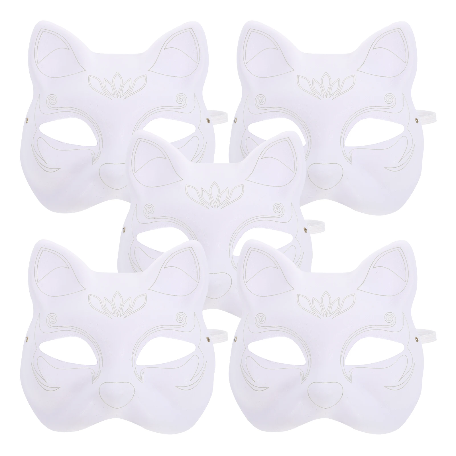 5 Pcs Blank H Painted Masks DIY White Paper Mask for Kids Class Craft Supplies Halloween Party Prom Accessories
5 Pcs Blank H Painted Masks DIY White Paper Mask for Kids Class Craft Supplies Halloween Party Prom Accessories