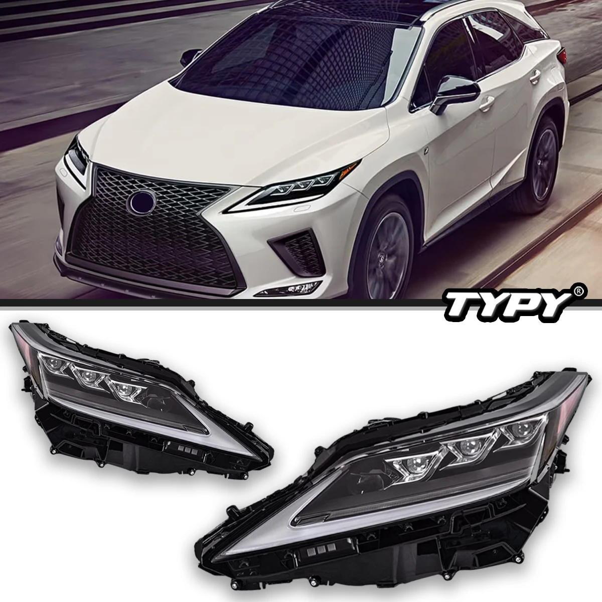 TYPY Car Head Lamp For Lexus RX LED Headlight 2020-2022 RX350 RX270 Eye Projector Lens Plug And Play Car Accessories
TYPY Car Head Lamp For Lexus RX LED Headlight 2020-2022 RX350 RX270 Eye Projector Lens Plug And Play Car Accessories