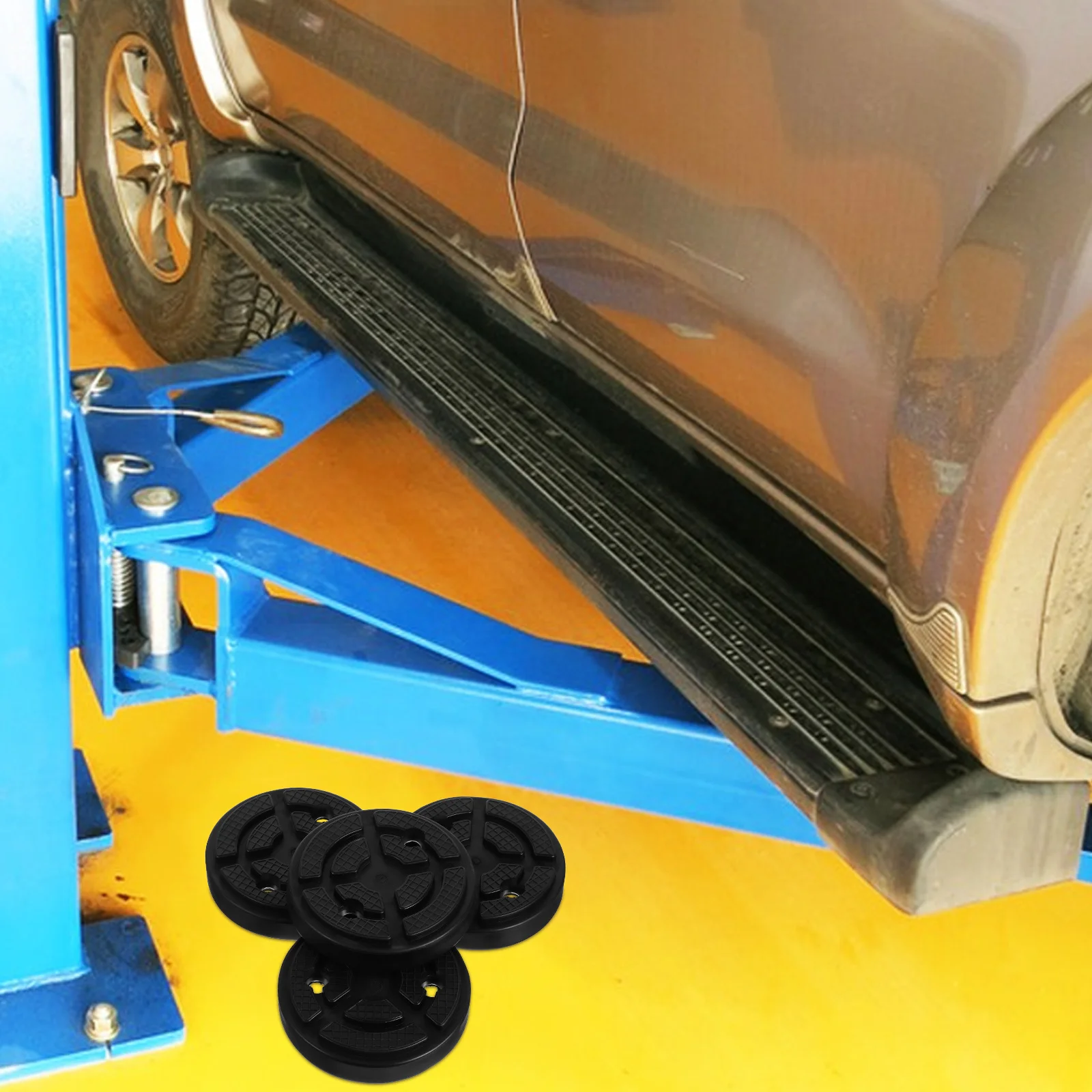 4Pcs Professional Two-Post Lifting Pad Rubber Car Jack Stand Protective Accessories Car Jack Pad Lift Pads Automotive
4Pcs Professional Two-Post Lifting Pad Rubber Car Jack Stand Protective Accessories Car Jack Pad Lift Pads Automotive