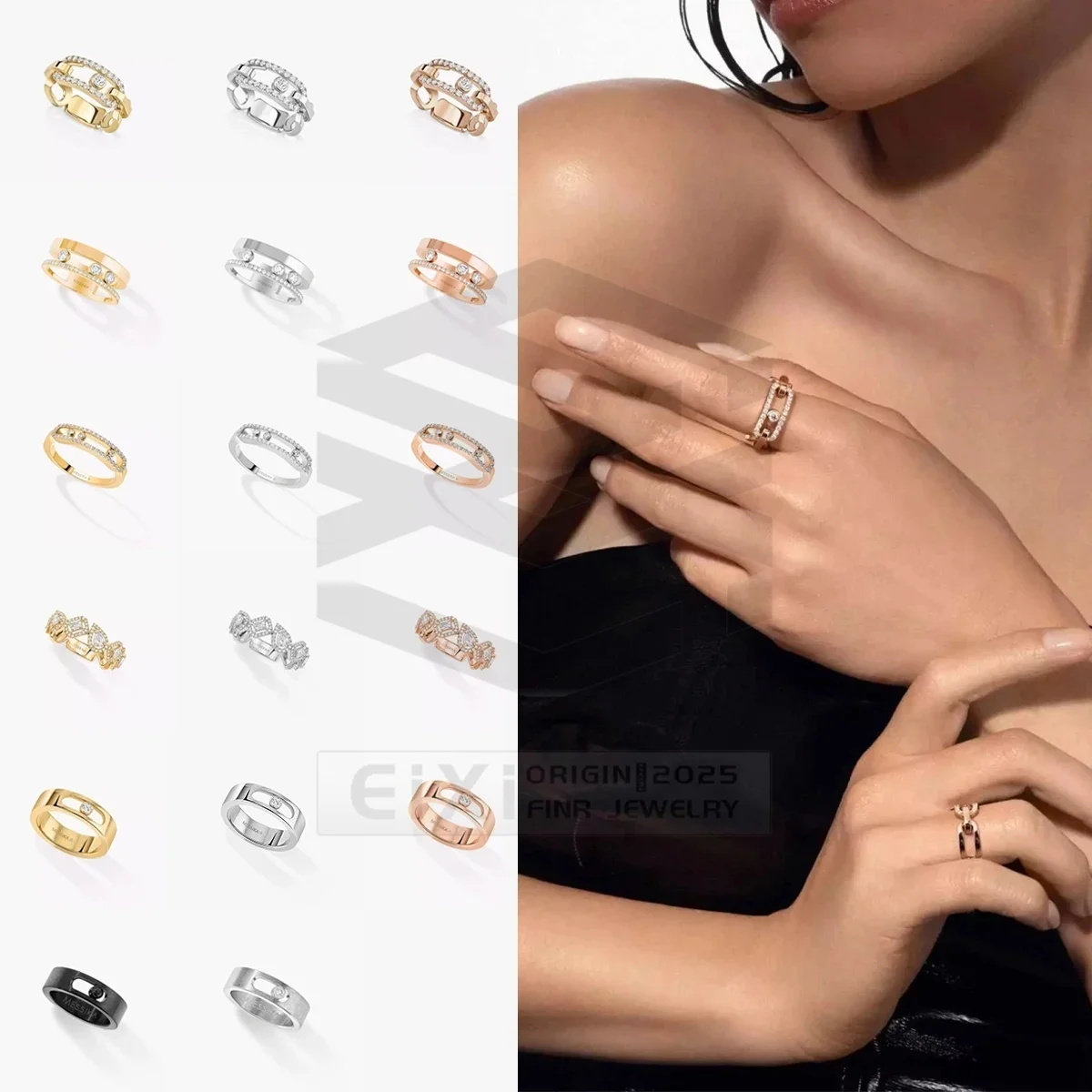 Fashion and Luxury S925 Mobile Zircon Ring, High Quality Party and Workplace Versatile Jewelry - Birthday Gift
Fashion and Luxury S925 Mobile Zircon Ring, High Quality Party and Workplace Versatile Jewelry - Birthday Gift