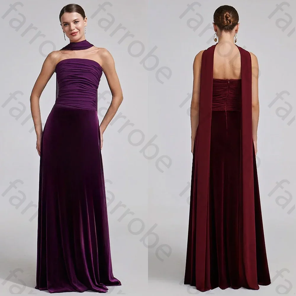 Customized Velvet-Chiffon Strapless Dress A-Line Evening Dresses Prom Gown Formal Exquisite High Quality Party Gowns for Women
Customized Velvet-Chiffon Strapless Dress A-Line Evening Dresses Prom Gown Formal Exquisite High Quality Party Gowns for Women