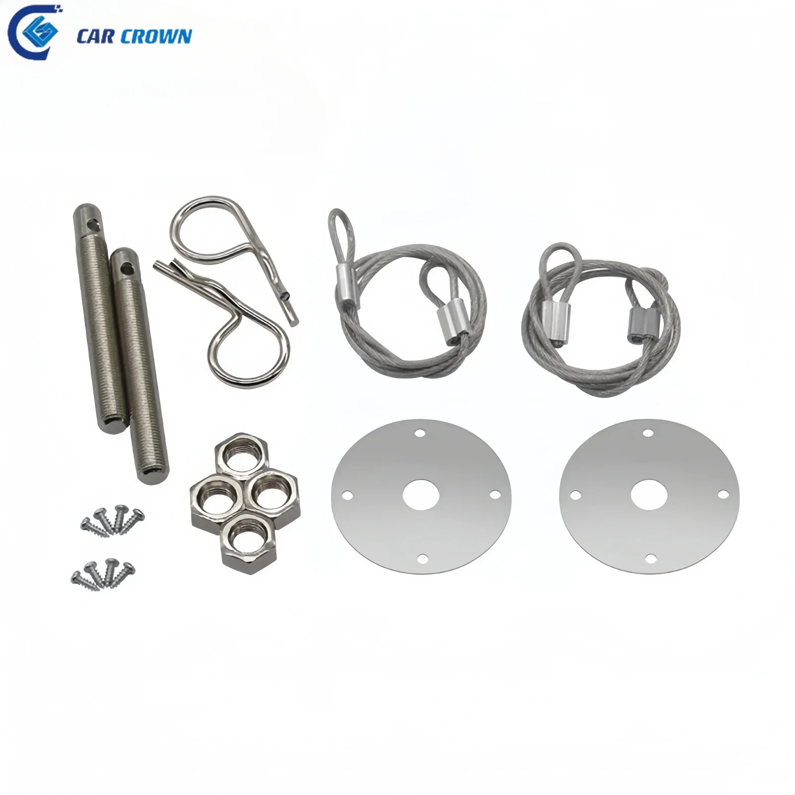 Car Crown Engine Mount Hood Pin Plate Stainless Steel Quick Release Bonnet Lock Clip Kit Universals Modified Accessories Fit Car
Car Crown Engine Mount Hood Pin Plate Stainless Steel Quick Release Bonnet Lock Clip Kit Universals Modified Accessories Fit Car