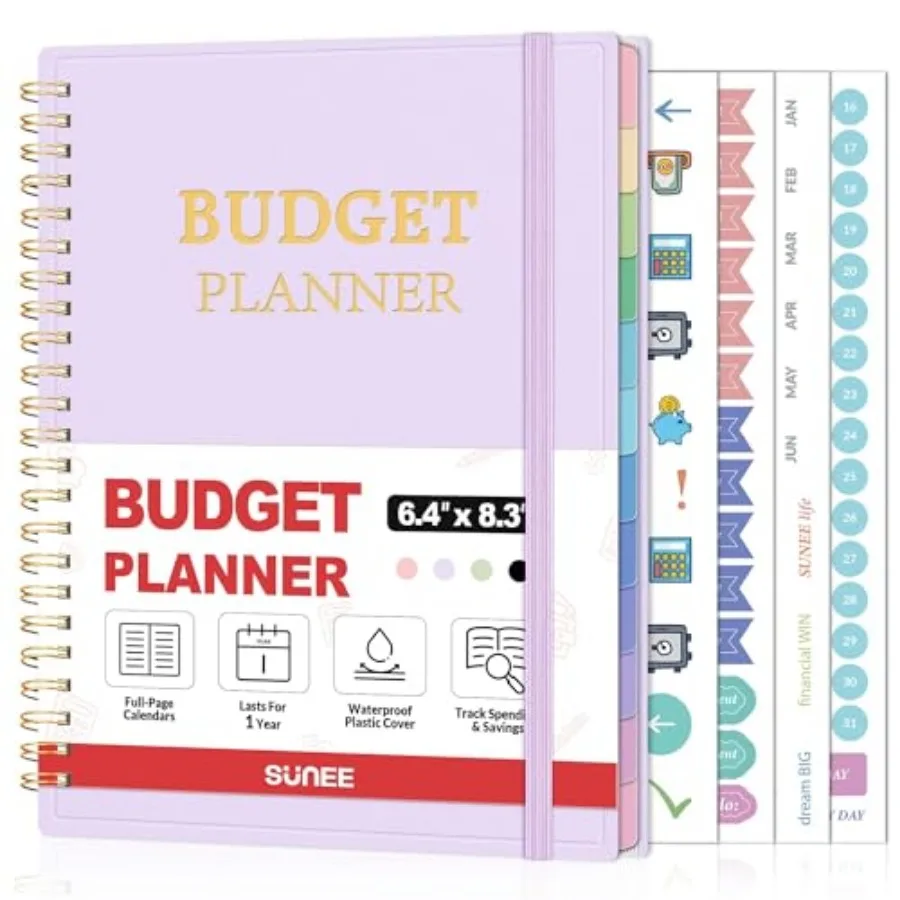 Budget Planner - Monthly Budget Book with Expense Tracker Notebook, Undated 12 Month Bill Organizer and Finance Planner to Mana
Budget Planner - Monthly Budget Book with Expense Tracker Notebook, Undated 12 Month Bill Organizer and Finance Planner to Mana