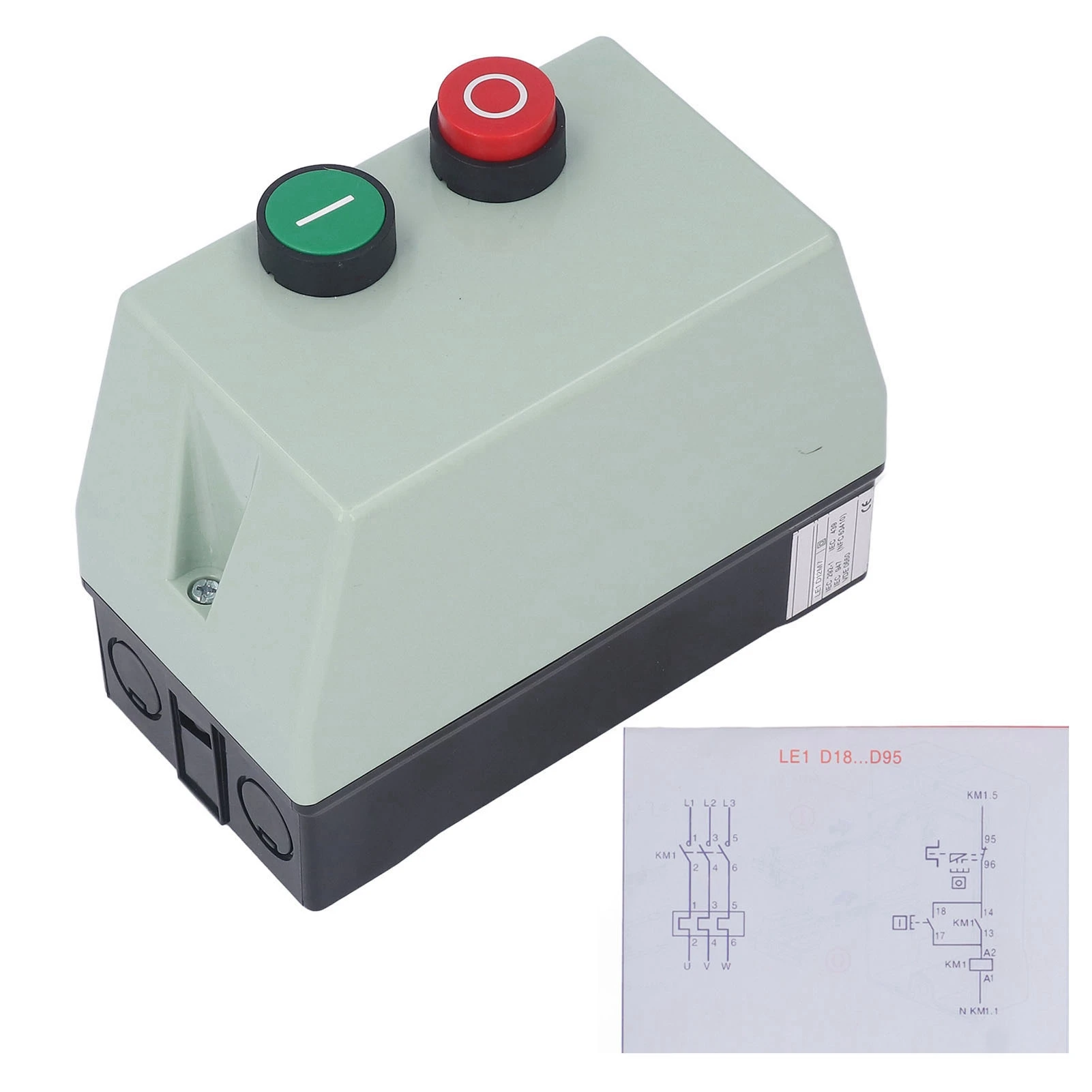 Magnetic Starter Water Proof Flame Retardant Magnetic Switch Box Single Phase 220V 230V 9‑13A
Magnetic Starter Water Proof Flame Retardant Magnetic Switch Box Single Phase 220V 230V 9‑13A