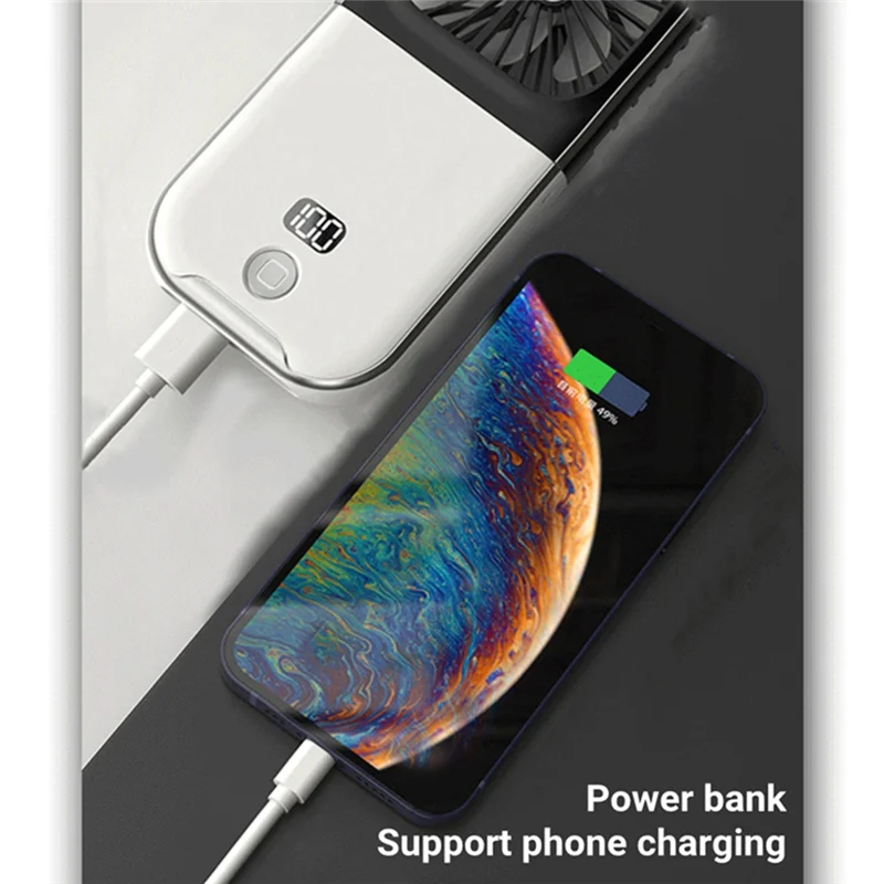 1 PCS Mini Portable Outdoor Handheld Fan Neck Fan USB Rechargeable 180° Folding Wireless Desktop Fan White&Black
1 PCS Mini Portable Outdoor Handheld Fan Neck Fan USB Rechargeable 180° Folding Wireless Desktop Fan White&Black