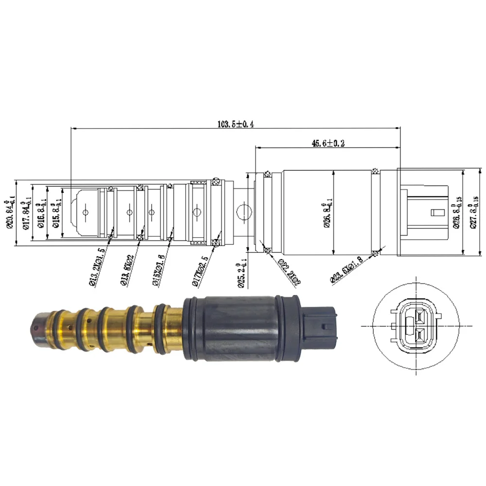AC A/C Compressor Control Valve For Toyota corolla Camry RAV4 AC Compressor Control Valve Valvula Torre 123mm 6SEU16C 6SEU12C
AC A/C Compressor Control Valve For Toyota corolla Camry RAV4 AC Compressor Control Valve Valvula Torre 123mm 6SEU16C 6SEU12C