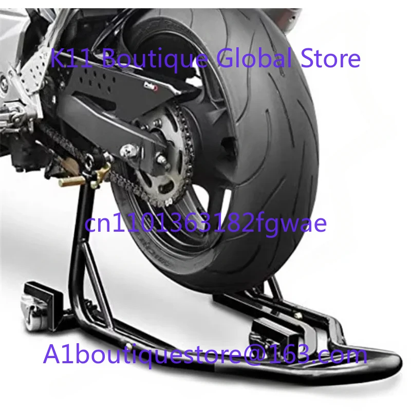 Large Row Of Motorcycles Heavy Locomotives With Mobile Lifting Stationary Parking Frame Handling Rack
Large Row Of Motorcycles Heavy Locomotives With Mobile Lifting Stationary Parking Frame Handling Rack