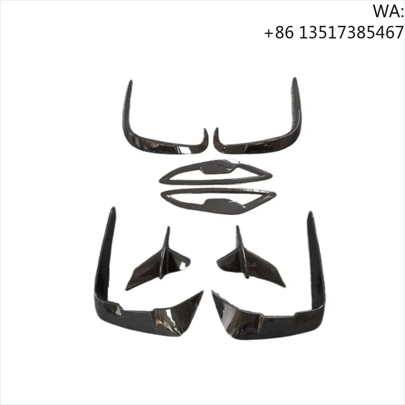 Used for BMW 8 Series G14 G15 G16 Dry Carbon Fiber Q-style Front Bumper Splitter and Rear Bumper Splitter Body Kit
Used for BMW 8 Series G14 G15 G16 Dry Carbon Fiber Q-style Front Bumper Splitter and Rear Bumper Splitter Body Kit