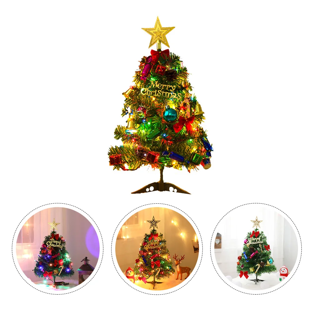 1pc Christmas Tree Adornment With Lights Mini Desktop Ornament Festival Party Decor Gift For Family Friends No
1pc Christmas Tree Adornment With Lights Mini Desktop Ornament Festival Party Decor Gift For Family Friends No