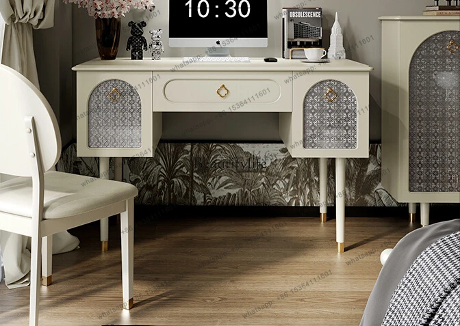 FGFrench cream style desk light luxury modern learning simple living room desk high sense
FGFrench cream style desk light luxury modern learning simple living room desk high sense