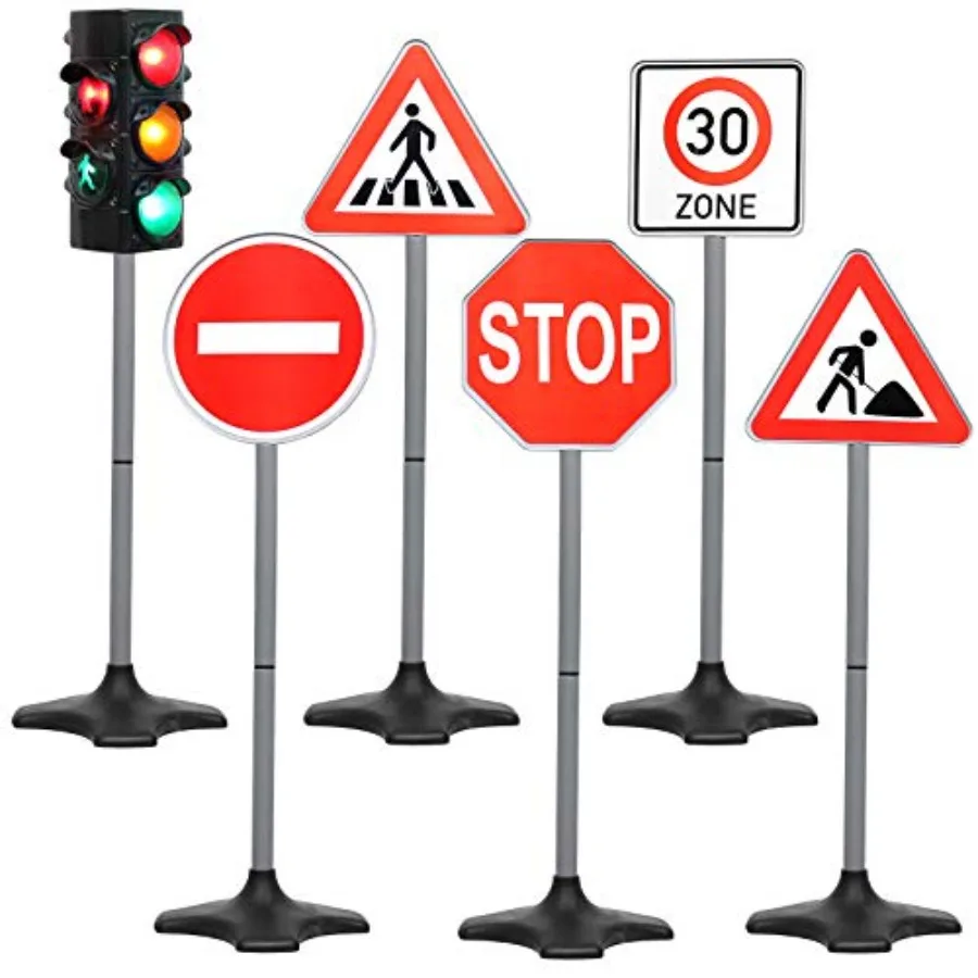 Traffic Light Toys for with 5 Street Signs
Traffic Light Toys for with 5 Street Signs