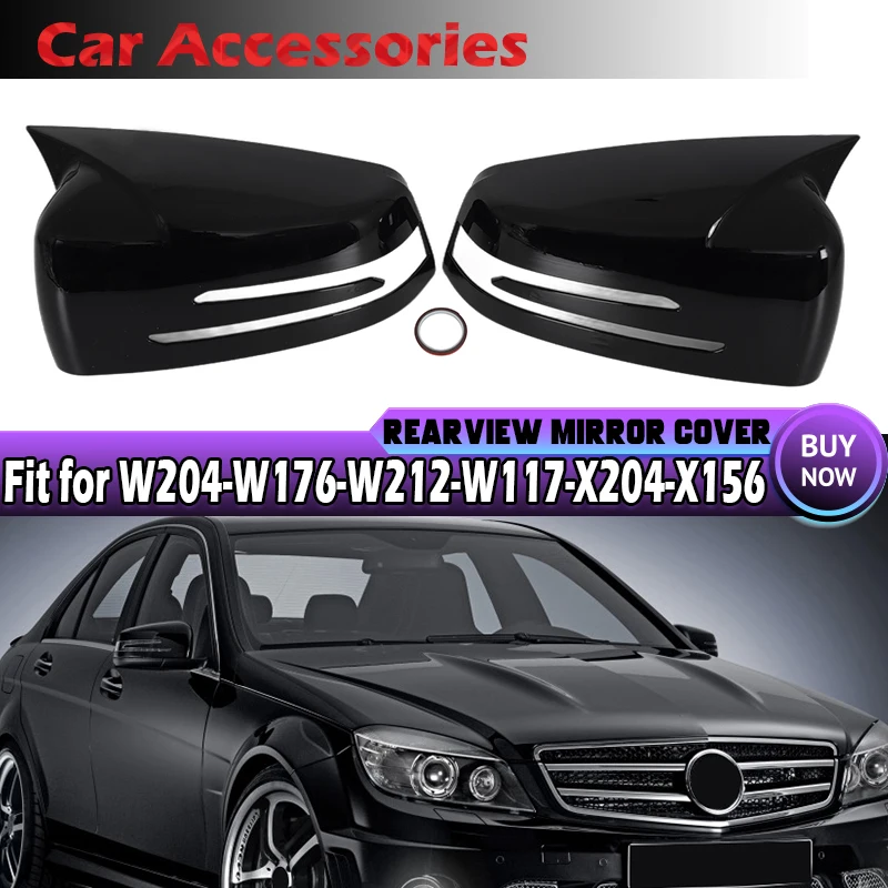 Rhyming Wing Mirror Cover For Mercedes Benz A B C E S CLA CLS Class W176 W204 W212 X204 X156 OX Horn Glossy Black Accsesories
Rhyming Wing Mirror Cover For Mercedes Benz A B C E S CLA CLS Class W176 W204 W212 X204 X156 OX Horn Glossy Black Accsesories