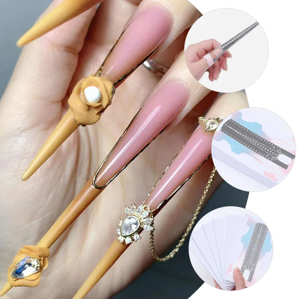 100pcs Nail Paper Holder Stickers Shaper Guide Forms Extension for DIY Manicure Salon Easy Apply Remove Professional Nail
100pcs Nail Paper Holder Stickers Shaper Guide Forms Extension for DIY Manicure Salon Easy Apply Remove Professional Nail