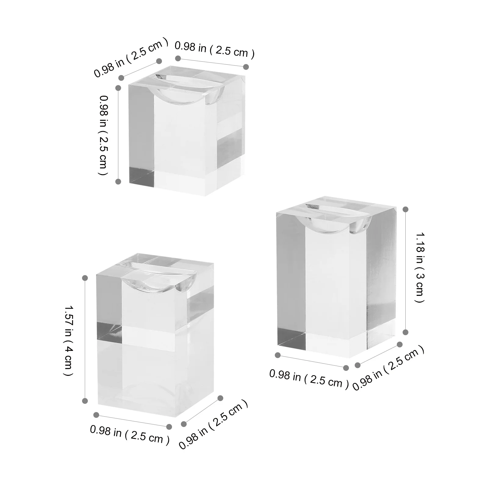 3 шт. акриловый держатель для колец, подставка для дисплея, прозрачный прочный органайзер для колец для витрины ювелирных изделий, настольная подставка для ювелирных изделий 
3 шт. акриловый держатель для колец, подставка для дисплея, прозрачный прочный органайзер для колец для витрины ювелирных изделий, настольная подставка для ювелирных изделий