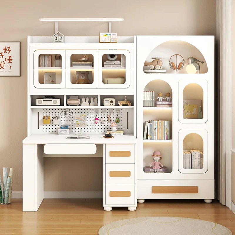 *Solid Wood Integrated Study Desk with Bookshelf Storage Rack for Bedroom or Home Office
*Solid Wood Integrated Study Desk with Bookshelf Storage Rack for Bedroom or Home Office